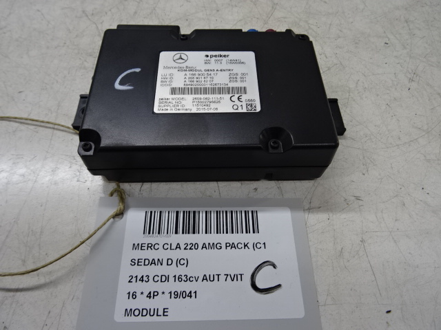 MODULE Mercedes-Benz CLA C117/X117 13 - 19