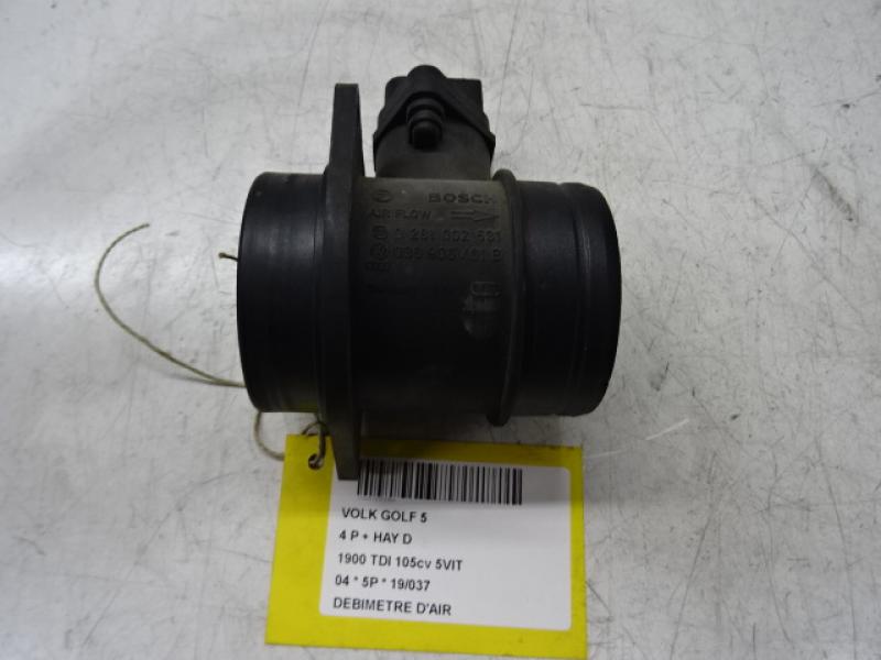 AIRFLOW METER Vw GOLF V 11/03 - 08