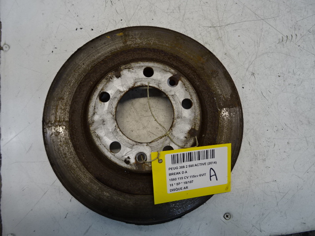 REMSCHIJF ACHTER Peugeot 308 (2) 9/13-6/17