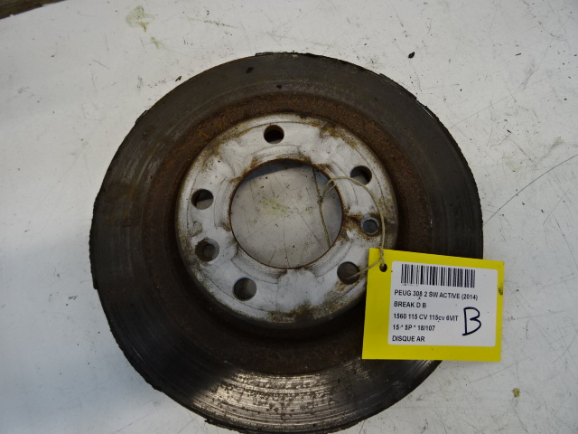 REMSCHIJF ACHTER Peugeot 308 (2) 9/13-6/17