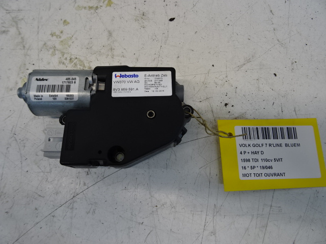 MOTOR SCHUIFDAK Vw GOLF VII 11/12 - 17