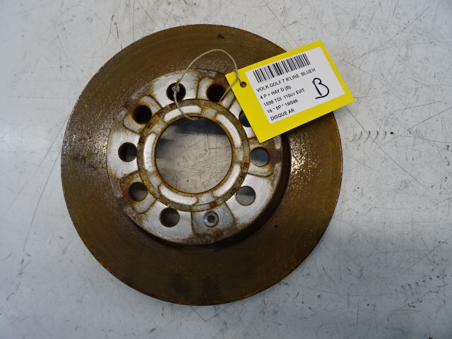 REMSCHIJF ACHTER Vw GOLF VII 11/12 - 17