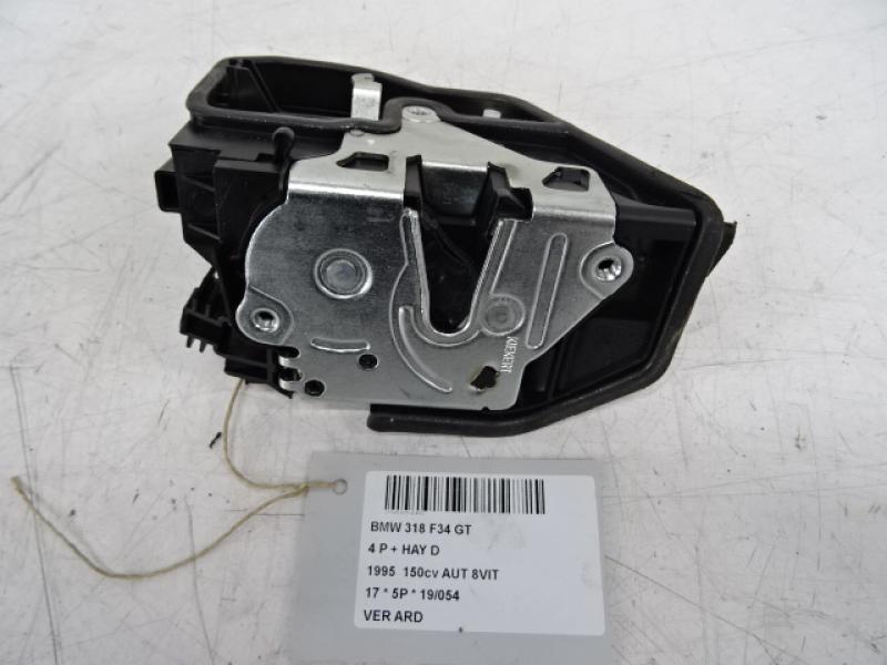 VERROUILLAGE DE PORTE ARRIERE DROITE Bmw 3 GT F34 05/13 - 19
