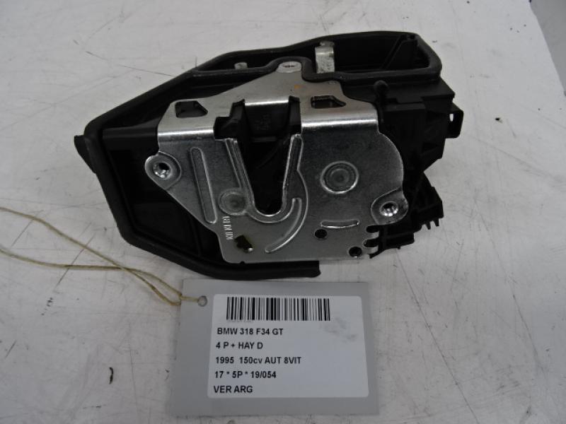 VERROUILLAGE DE PORTE ARRIERE GAUCHE Bmw 3 GT F34 05/13 - 19