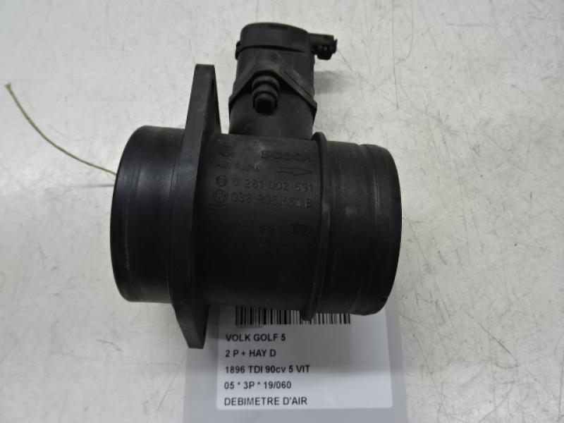 LUCHTHOEVEELHEIDSMETER Vw GOLF V 11/03 - 08