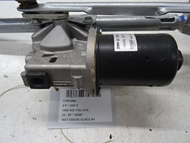 MOTOR RUITENWISSERS VOOR Ds DS4 9/15-19