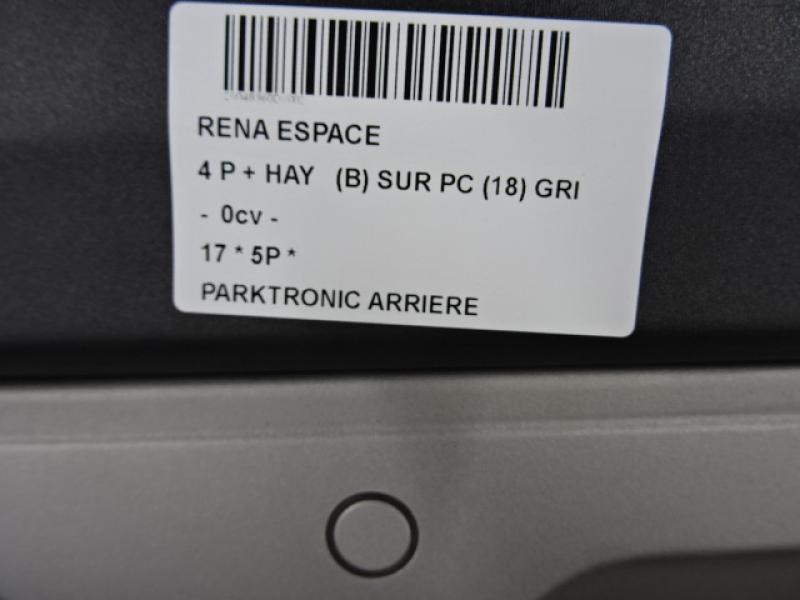 PARKEERSENSOREN ACHTER Renault ESPACE 04/15+