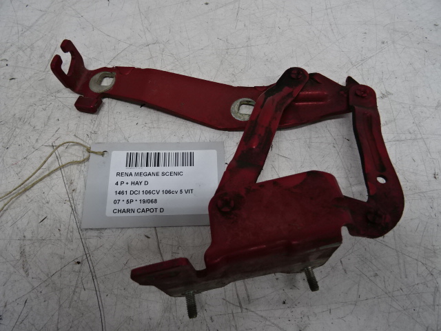 SCHARNIER MOTORKAP RECHTS Renault MEGANE 11/02 - 09