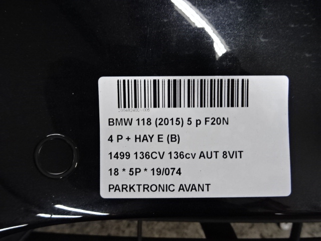 PARKEERSENSOREN VOOR Bmw 1 F20/F21 3/15 - 19