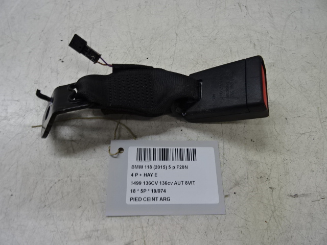 VEILIGHEIDSGORDEL VOET ACHTER LINKS Bmw 1 F20/F21 3/15 - 19