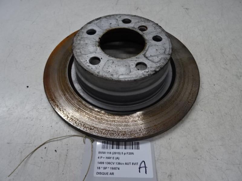 REAR BRAKE DISC Bmw 1 F20/F21 3/15 - 19