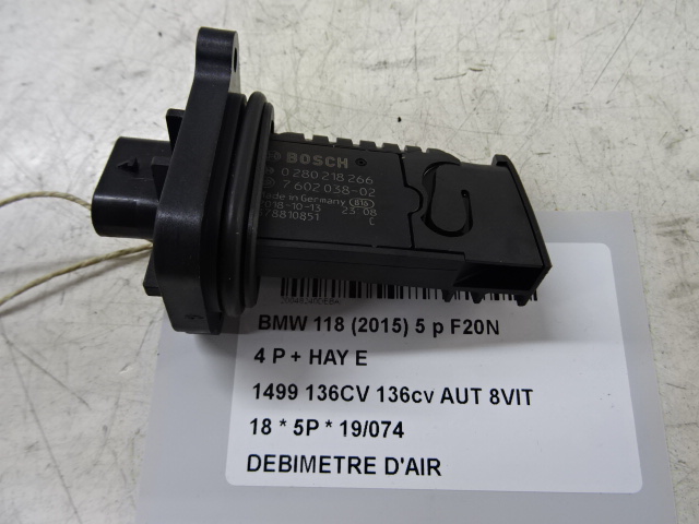 LUCHTHOEVEELHEIDSMETER Bmw 1 F20/F21 3/15 - 19