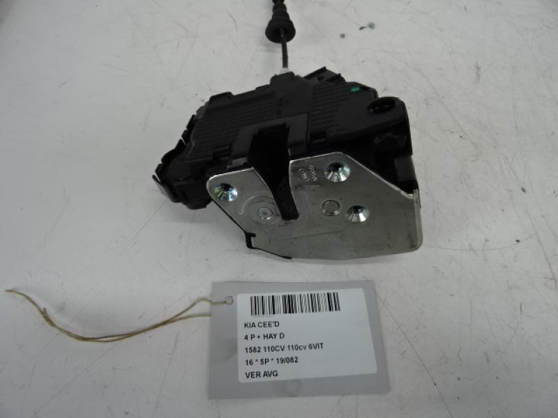 VERGRENDELING VOOR LINKS Kia CEED 10/15 - 18