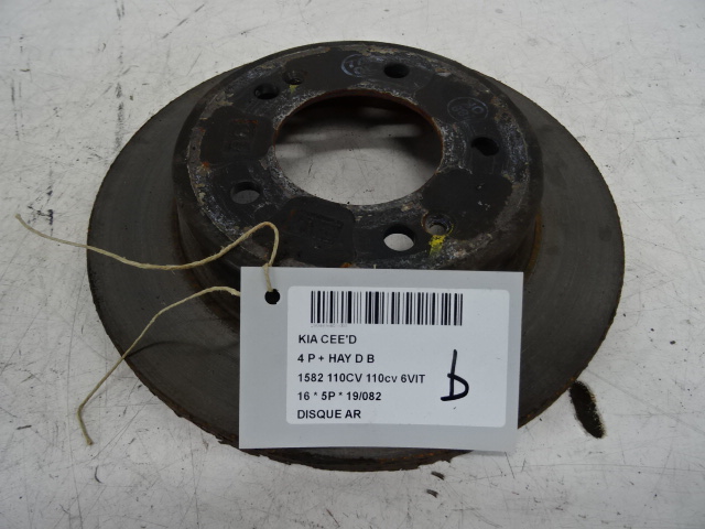 REMSCHIJF ACHTER Kia CEED 10/15 - 18