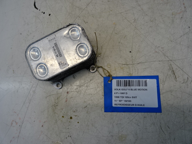 REFROIDISSEUR D&#039;HUILE Vw GOLF VI 11/08 - 13