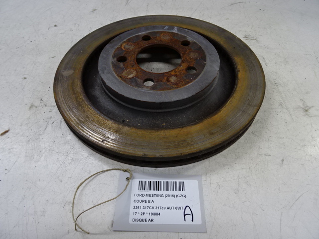 DISQUE ARRIERE Ford MUSTANG (6) FASTBACK 1/2015 - 11/2017