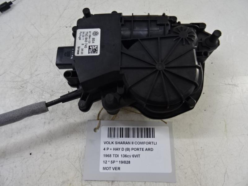 MOTEUR DE VERROUILLAGE Vw SHARAN (3) 07/10 - 7/15