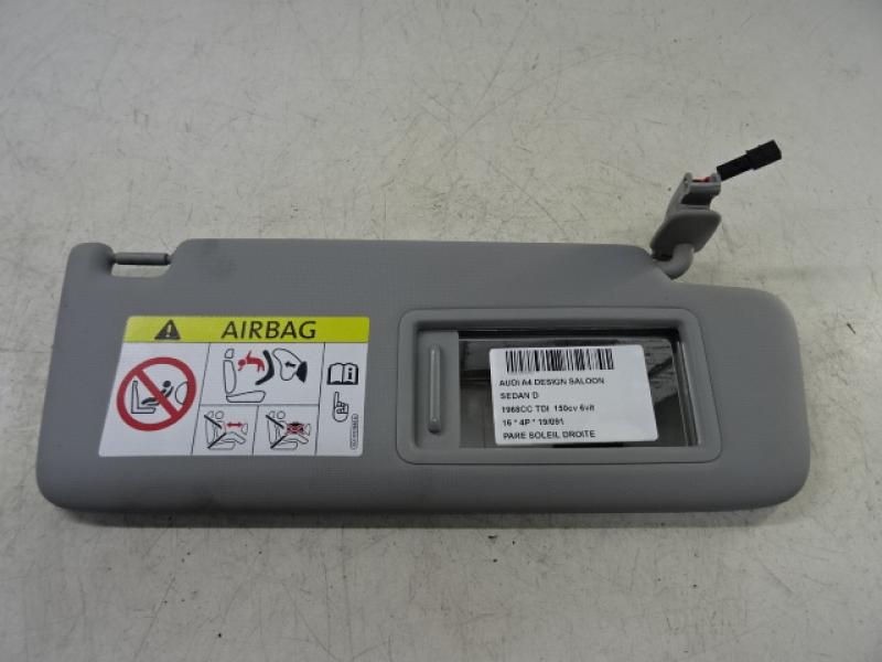 PARE-SOLEIL DROIT Audi A4 10/15 - 2019