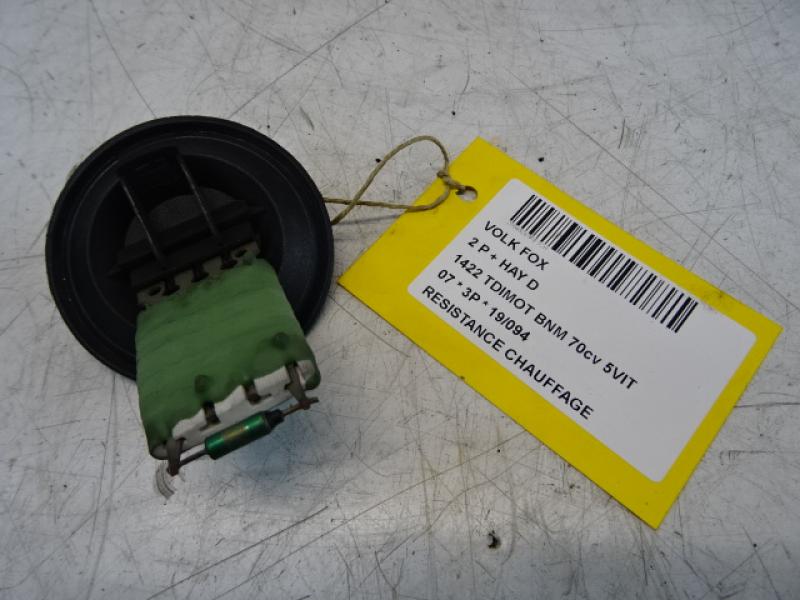 HEATER RESISTOR Vw FOX 05+