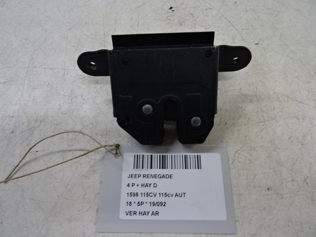 VERROUILLAGE DE HAYON ARRIERE Jeep RENEGADE (1) 7/14 - 9/2018
