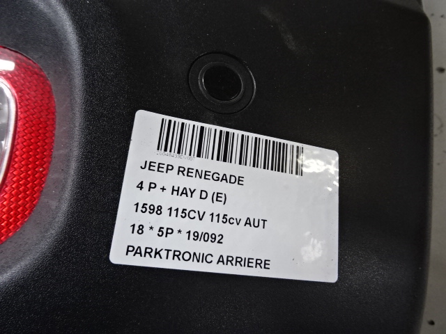 PARKEERSENSOREN ACHTER Jeep RENEGADE (1) 7/14 - 9/2018