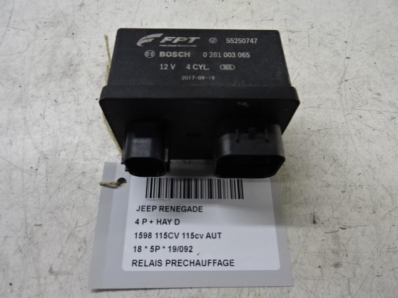 VOORGLOEI RELAIS Jeep RENEGADE (1) 7/14 - 9/2018