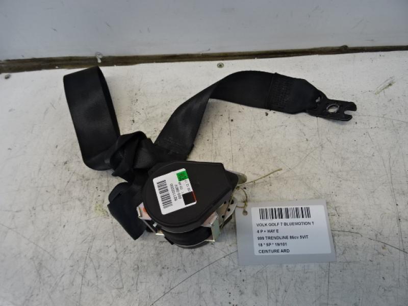SICHERHEITTSGURT RECHTS HINTEN Vw GOLF VII 1/17 - 2/20 FaceLift