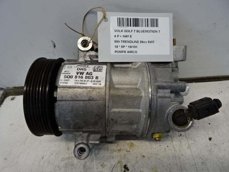 POMPE D'AIRCO Vw GOLF VII 1/17 - 2/20 FaceLift