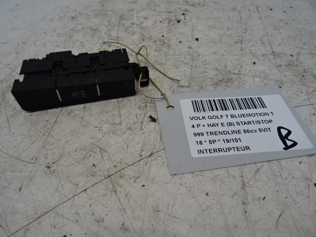 INTERRUPTEUR Vw GOLF VII 1/17 - 2/20 FaceLift