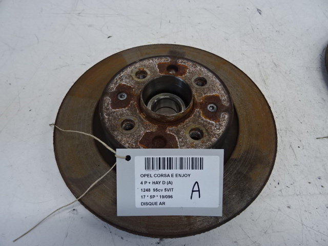 REMSCHIJF ACHTER Opel CORSA E 10/14-  19