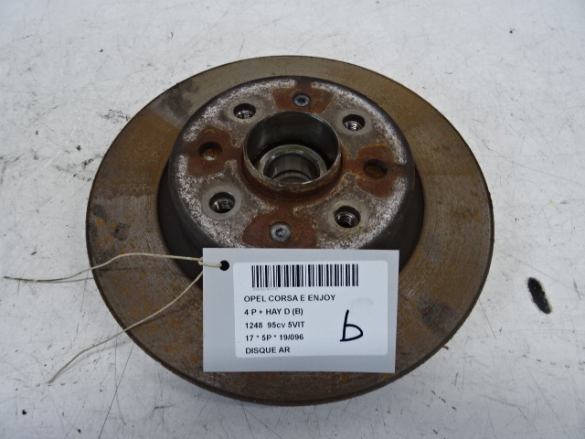 REMSCHIJF ACHTER Opel CORSA E 10/14-  19