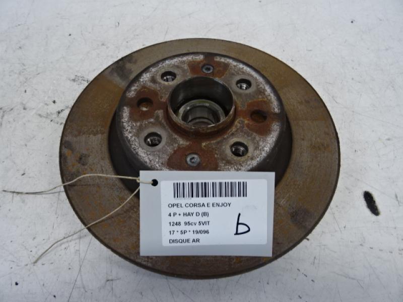 REAR BRAKE DISC Opel CORSA E 10/14-  19