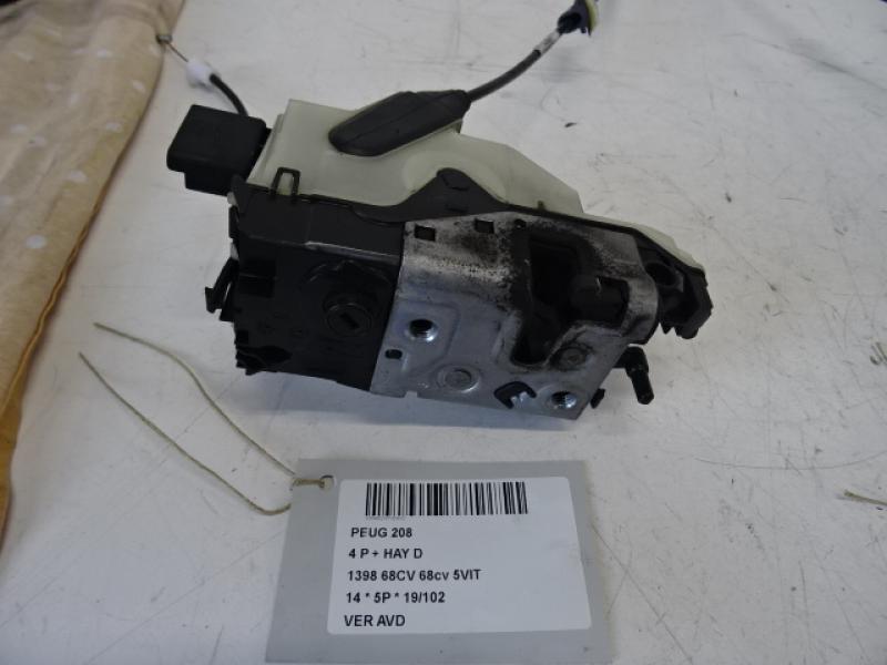VERGRENDELING VOOR RECHTS Peugeot 208 3/12 - 7/15