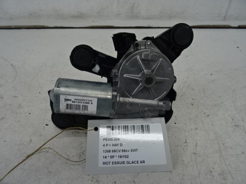 SCHEIBENWISCHERMOTOR HINTEN Peugeot 208 3/12 - 7/15