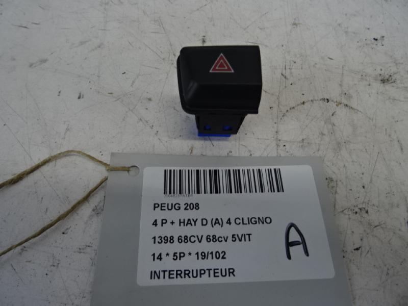 SCHAKELAAR Peugeot 208 3/12 - 7/15