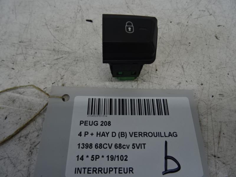 SCHAKELAAR Peugeot 208 3/12 - 7/15