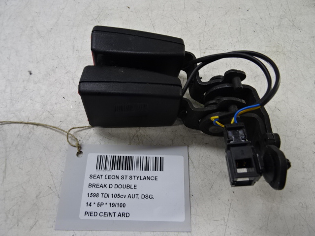 VEILIGHEIDSGORDEL VOET ACHTER RECHTS Seat LEON (3) (5F) 1/13 - 1/17