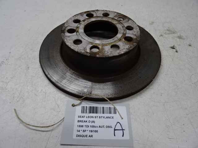 REMSCHIJF ACHTER Seat LEON (3) (5F) 1/13 - 1/17