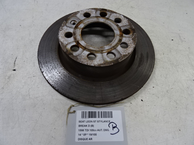 REMSCHIJF ACHTER Seat LEON (3) (5F) 1/13 - 1/17