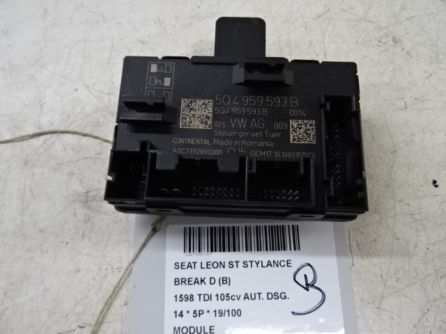 MODULE Seat LEON (3) (5F) 1/13 - 1/17