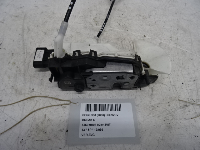 VERGRENDELING VOOR LINKS Peugeot 308 (1) 9/07 - 14
