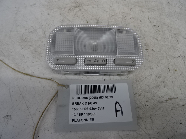BINNENVERLICHTING Peugeot 308 (1) 9/07 - 14