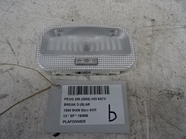 BINNENVERLICHTING Peugeot 308 (1) 9/07 - 14