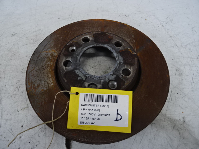 REMSCHIJF VOOR Dacia DUSTER 4/10 - 18
