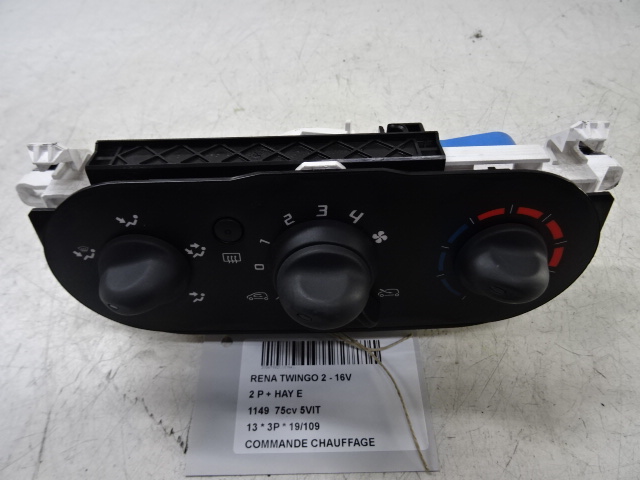 COMMANDE DE CHAUFFAGE Renault TWINGO (3) 12 - 14