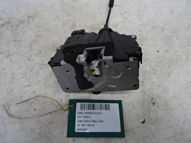 VERGRENDELING VOOR LINKS Opel MERIVA B 1/14+