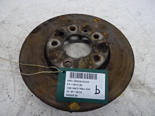 REMSCHIJF VOOR Opel MERIVA B 1/14+