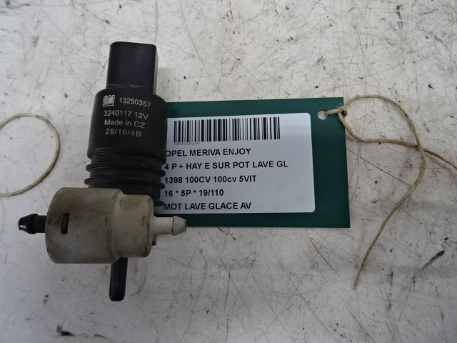 MOTOR RUITENWASSERS VOOR Opel MERIVA B 1/14+