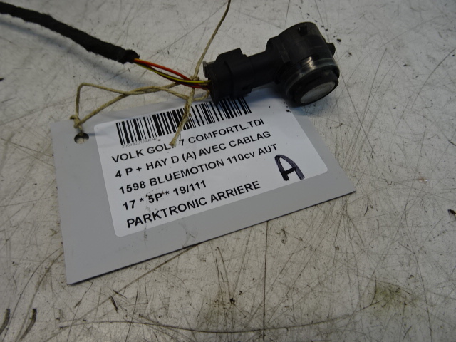 PARKTRONIC ARRIERE Vw GOLF VII 1/17 - 2/20 FaceLift