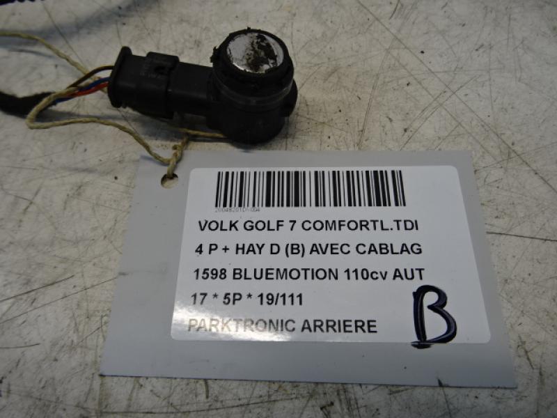PARKTRONIC ARRIERE Vw GOLF VII 1/17 - 2/20 FaceLift